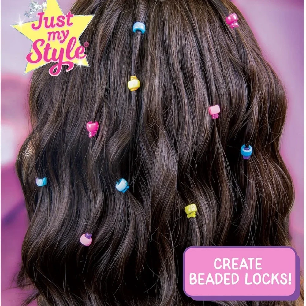 GEN ME Hair Tinsel Studio Kit Sparkly Extensions Beads Glitter Girls NWT